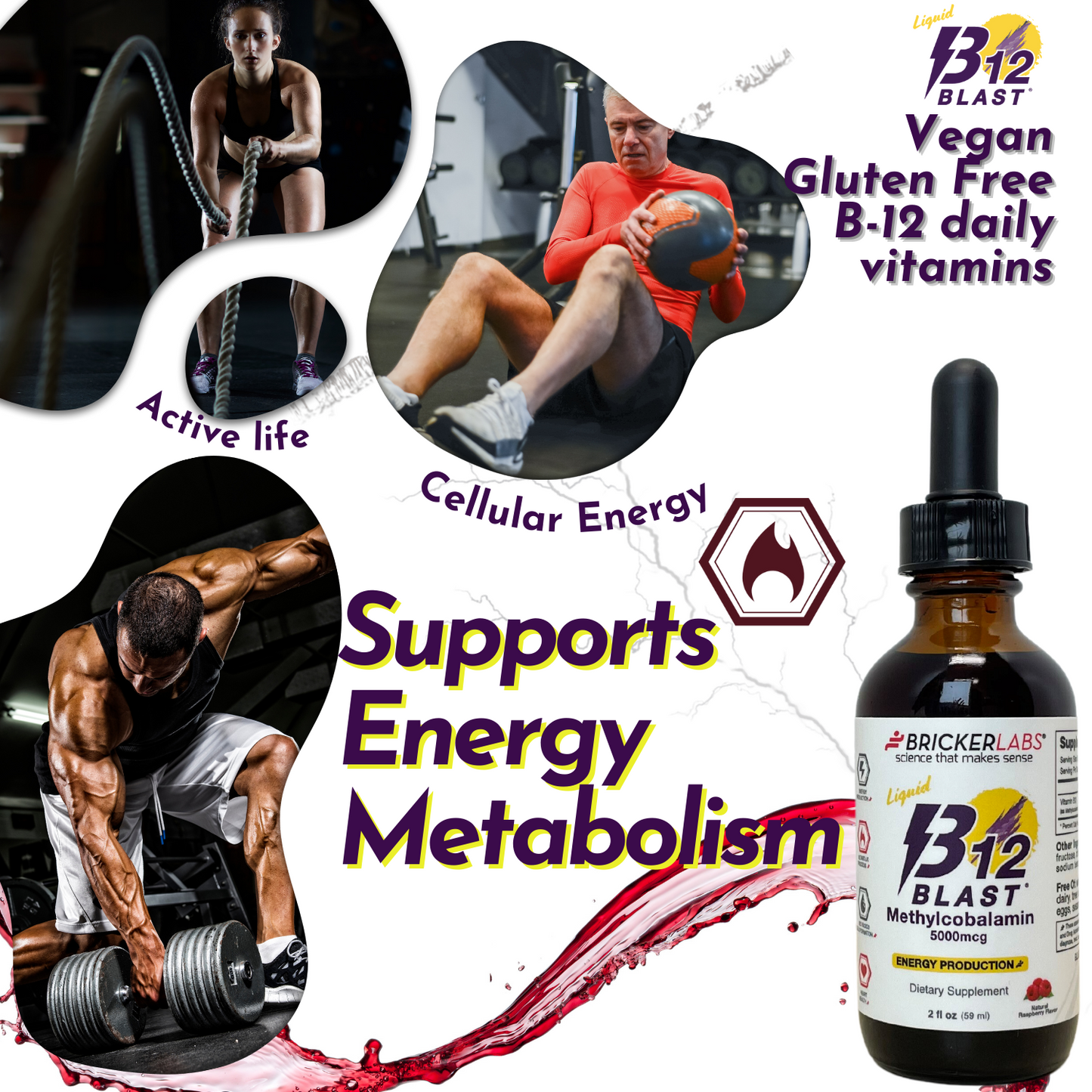 B-12 Blast® Liquid Methylcobalamin