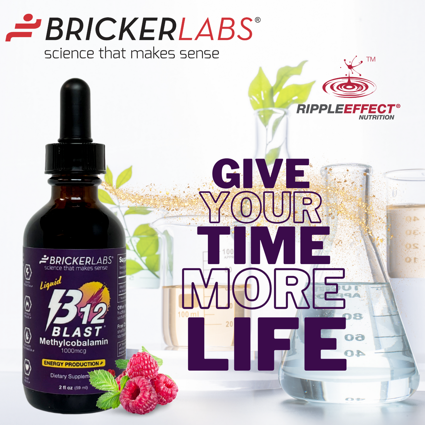 B-12 Blast® Liquid Methylcobalamin 1000mcg liquid vitamin B12