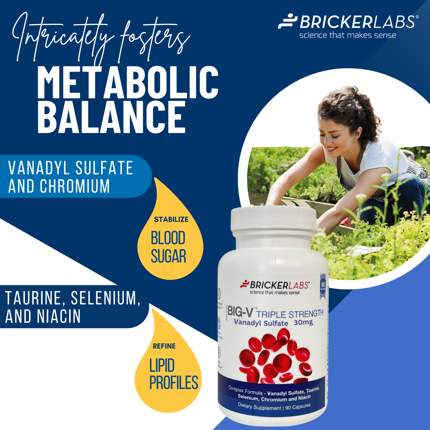 Big-V™ Triple Strength Healthy Blood Sugar Supplement