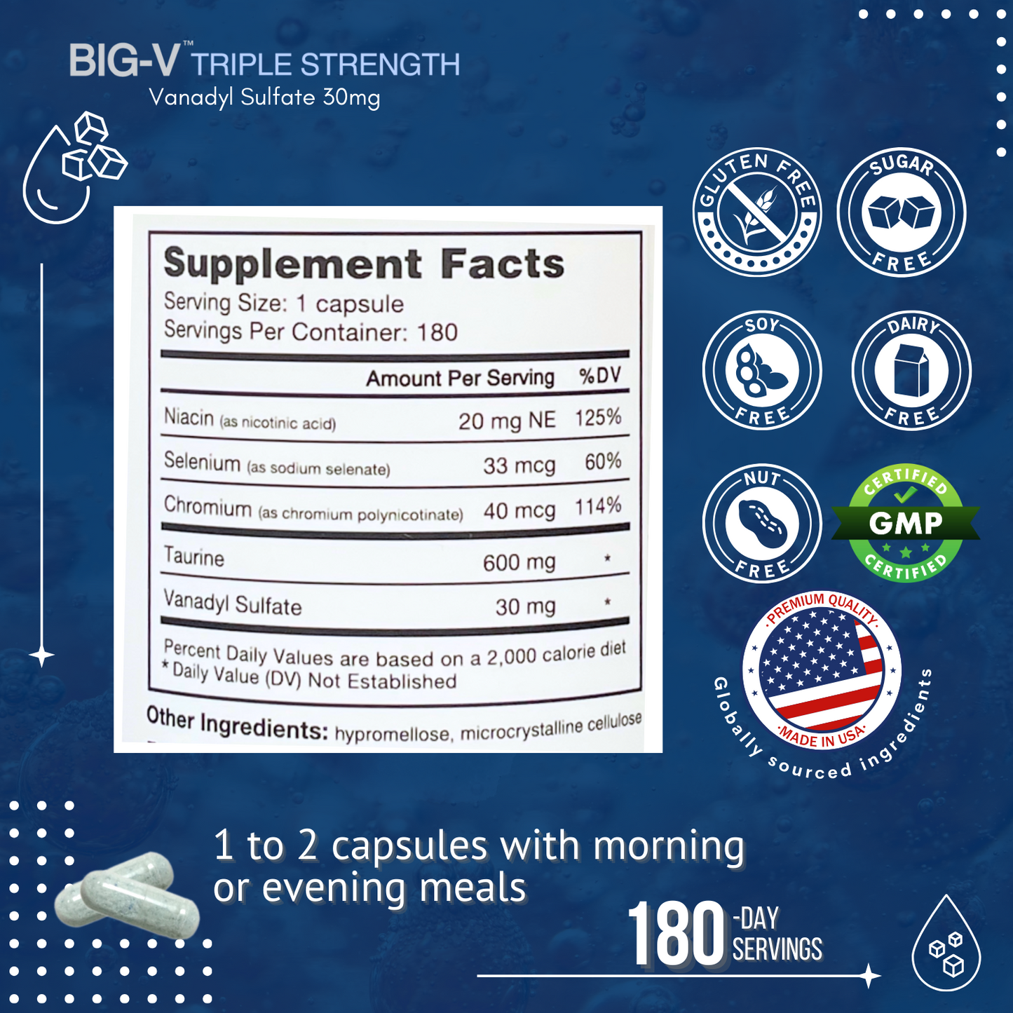 Big-V™ Triple Strength Healthy Blood Sugar Supplement