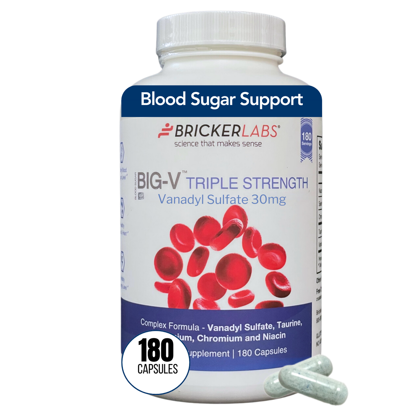 Big-V™ Triple Strength Healthy Blood Sugar Supplement