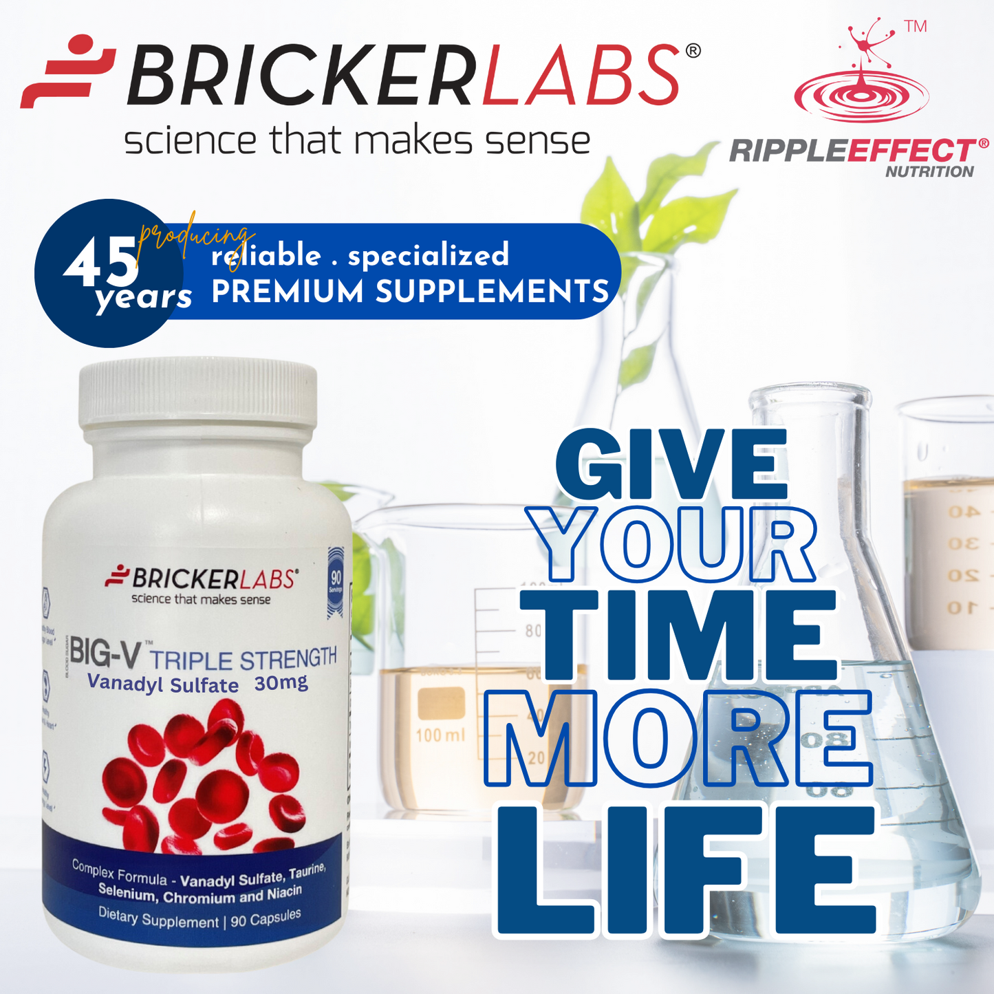 Big-V™ Triple Strength Healthy Blood Sugar Supplement