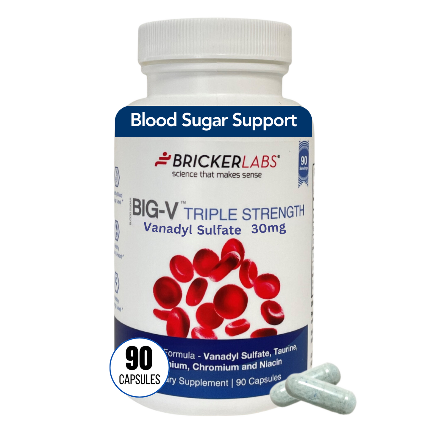 Big-V™ Triple Strength Healthy Blood Sugar Supplement