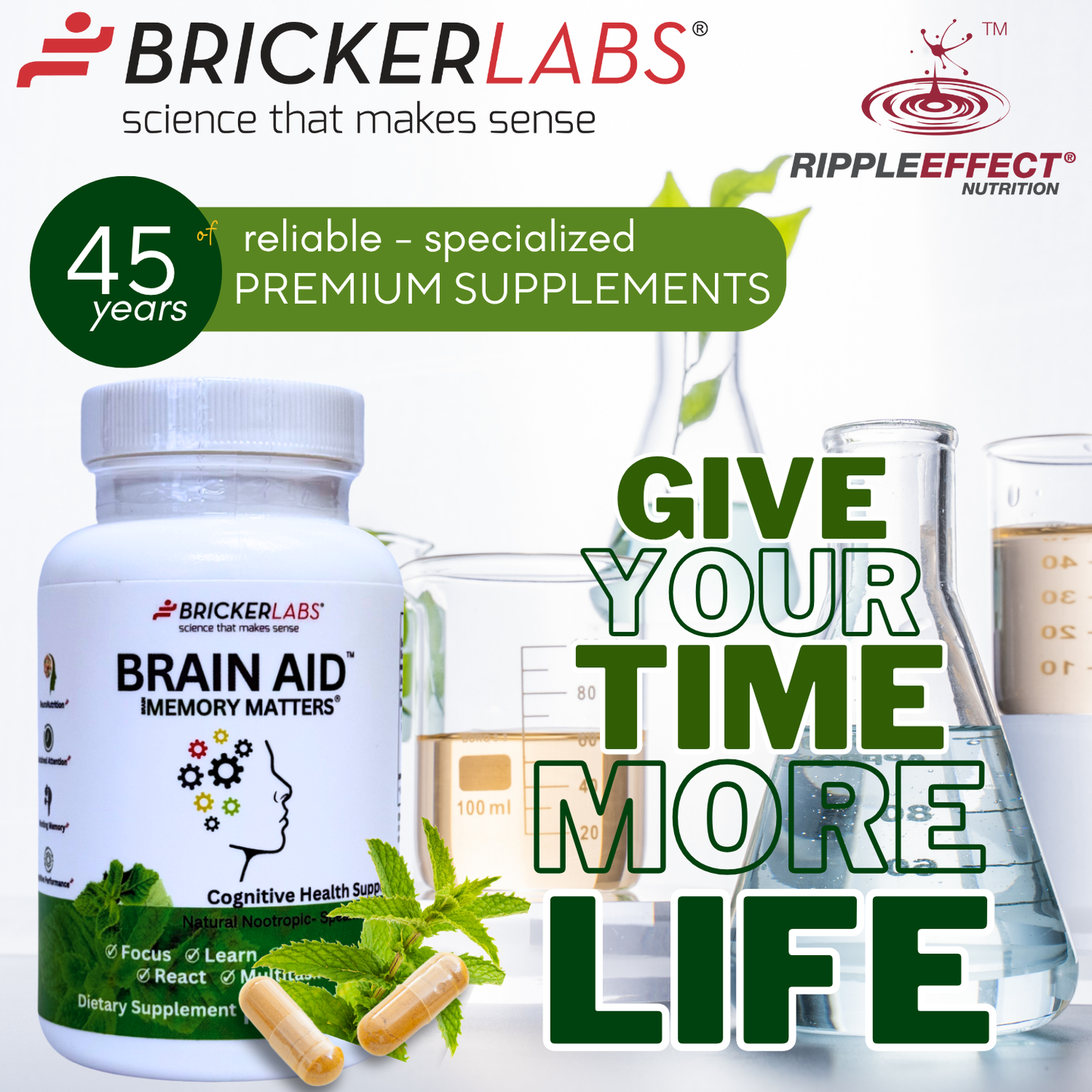 Brain Aid™ Memory Matters with Neumentix Brain Health Supplement