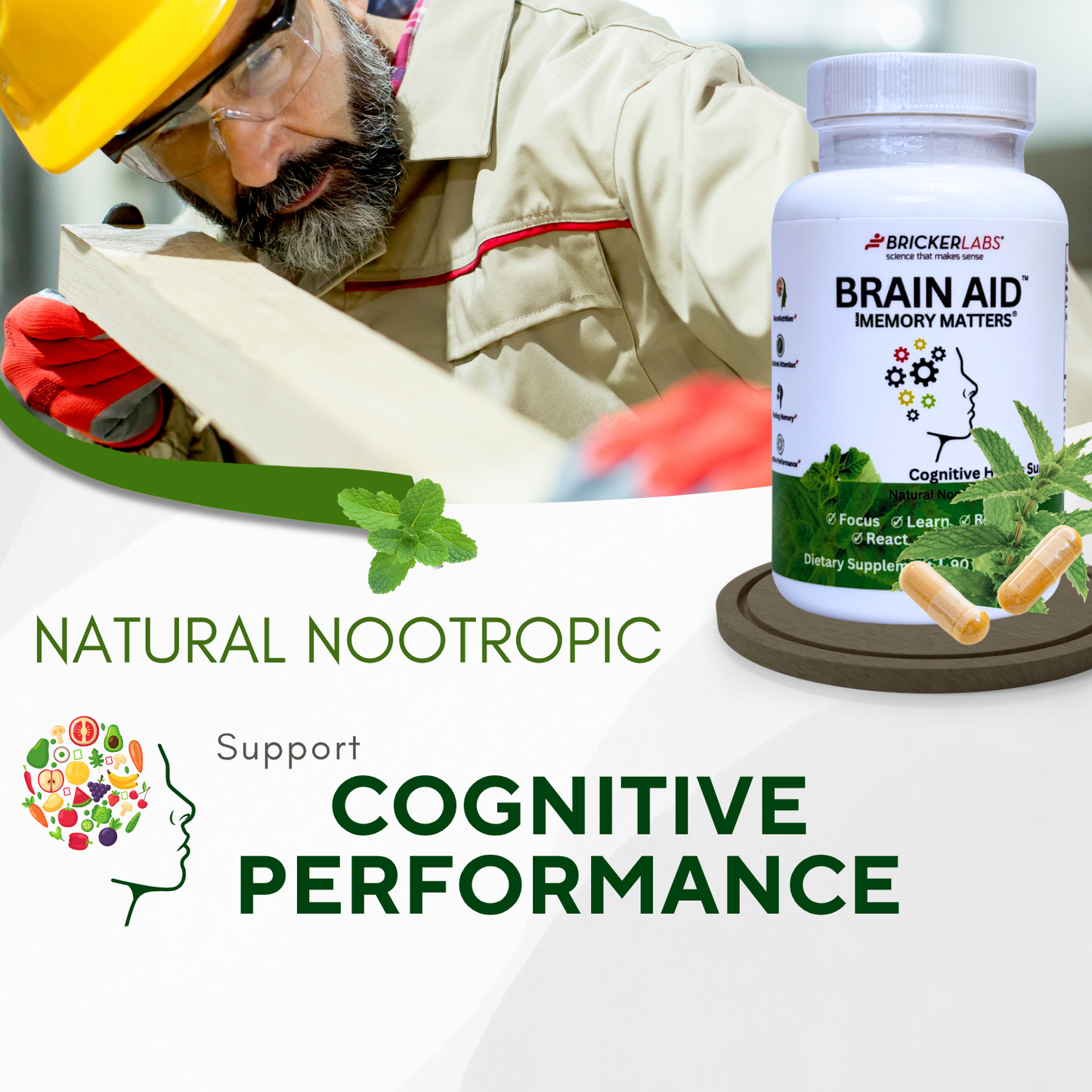 Brain Aid™ Memory Matters with Neumentix Brain Health Supplement