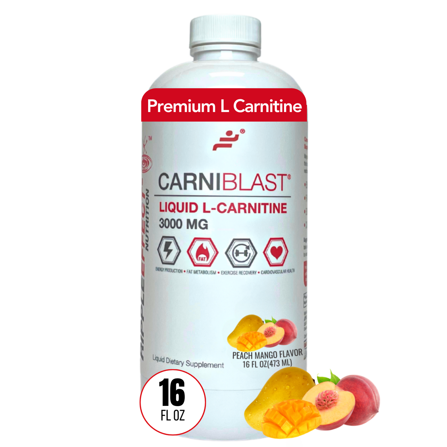 CarniBlast®  Liquid L-Carnitine 3000mg Energy Supplement