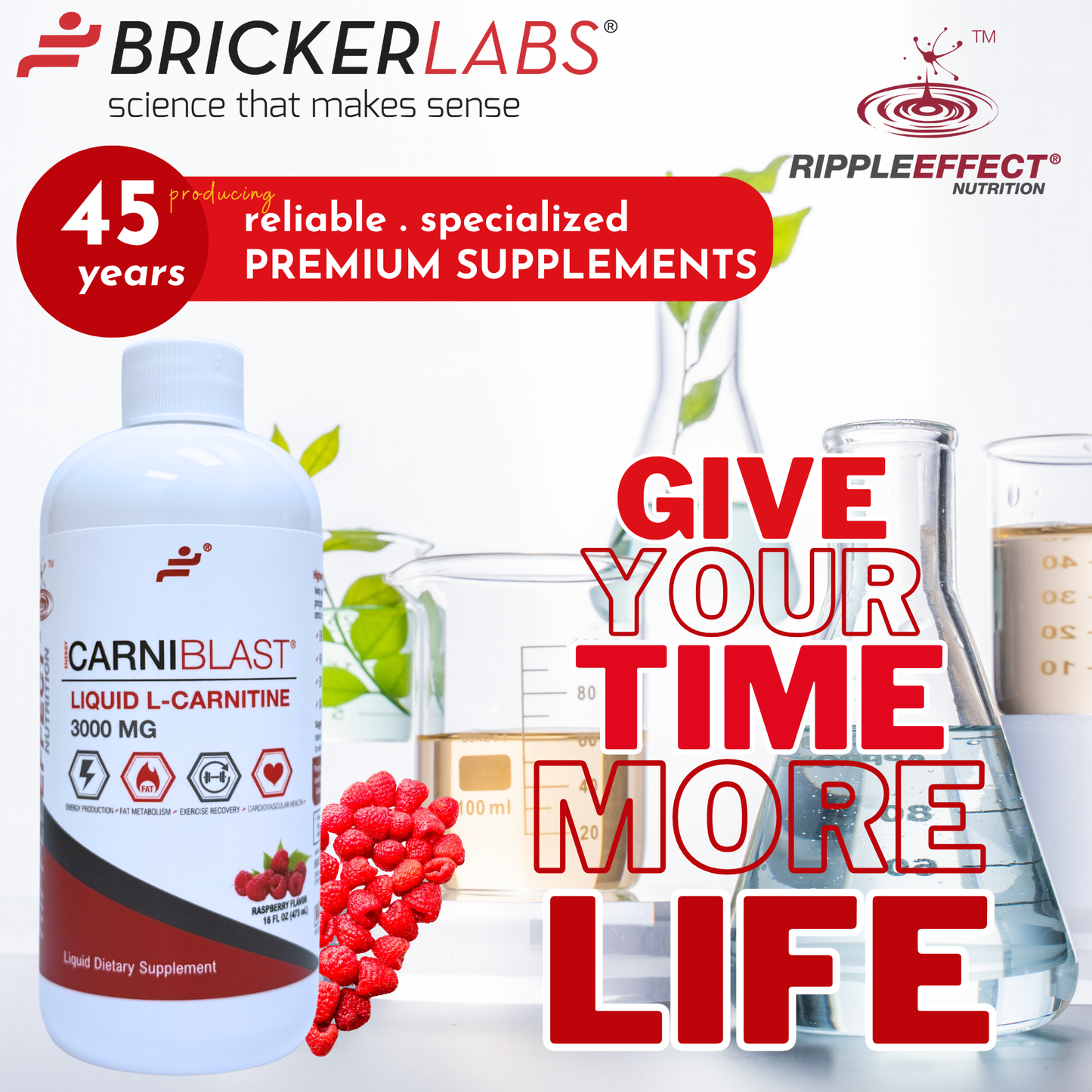 CarniBlast® Liquid L-Carnitine 3000mg Energy Supplement