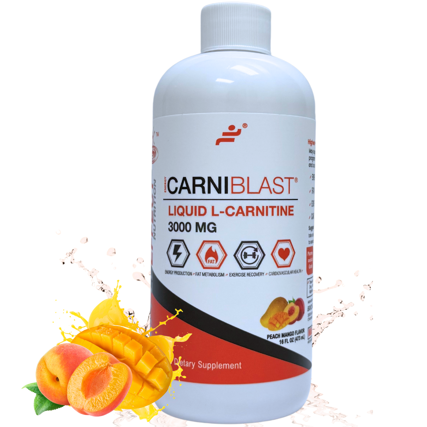 CarniBlast® Liquid L-Carnitine 3000mg Energy Supplement