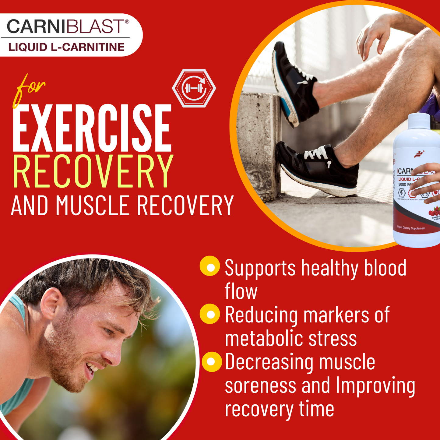CarniBlast® Liquid L-Carnitine 3000mg Energy Supplement