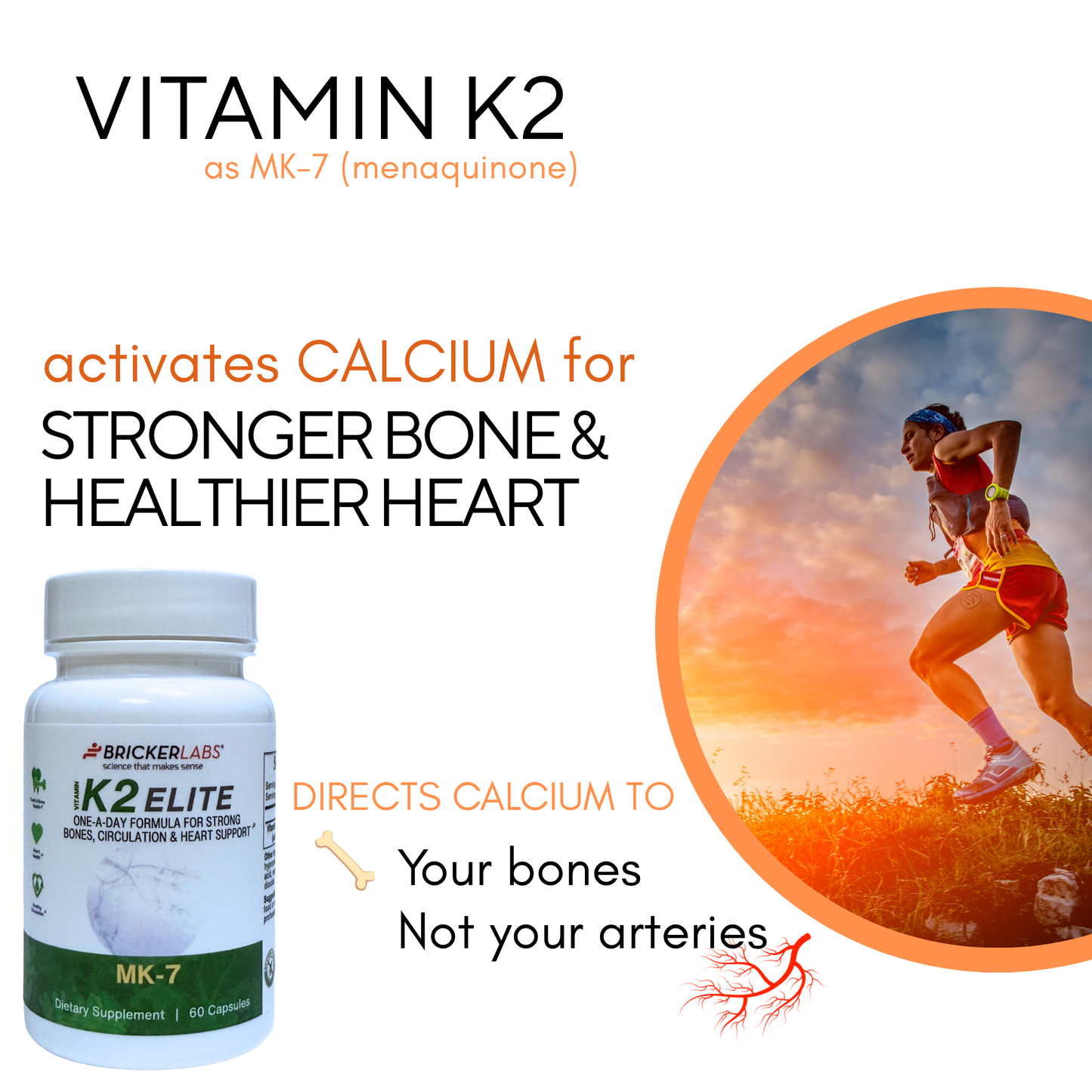 Vitamin K2 Elite – MK-7 Supplement 160mcg