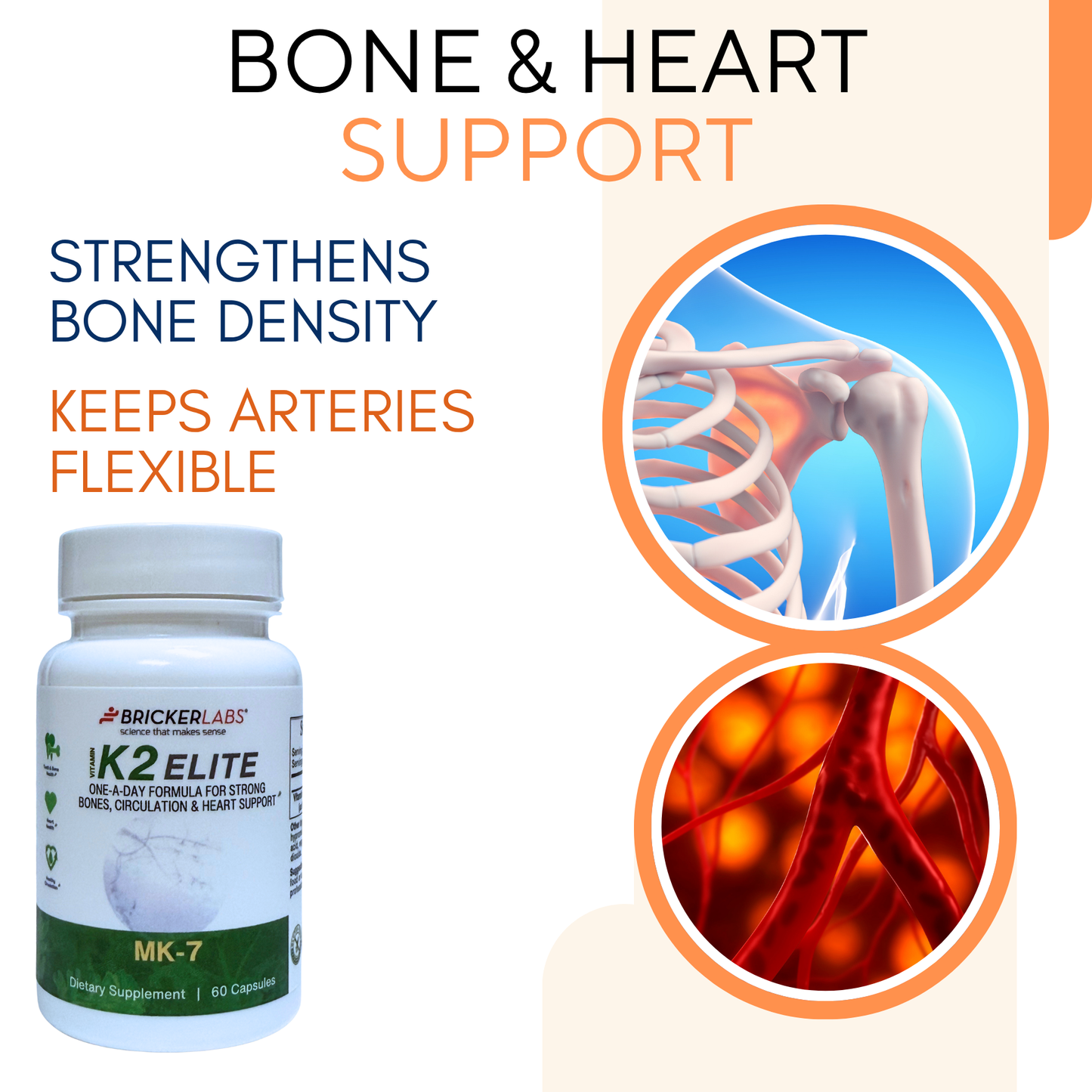 Vitamin K2 Elite – MK-7 Supplement 160mcg