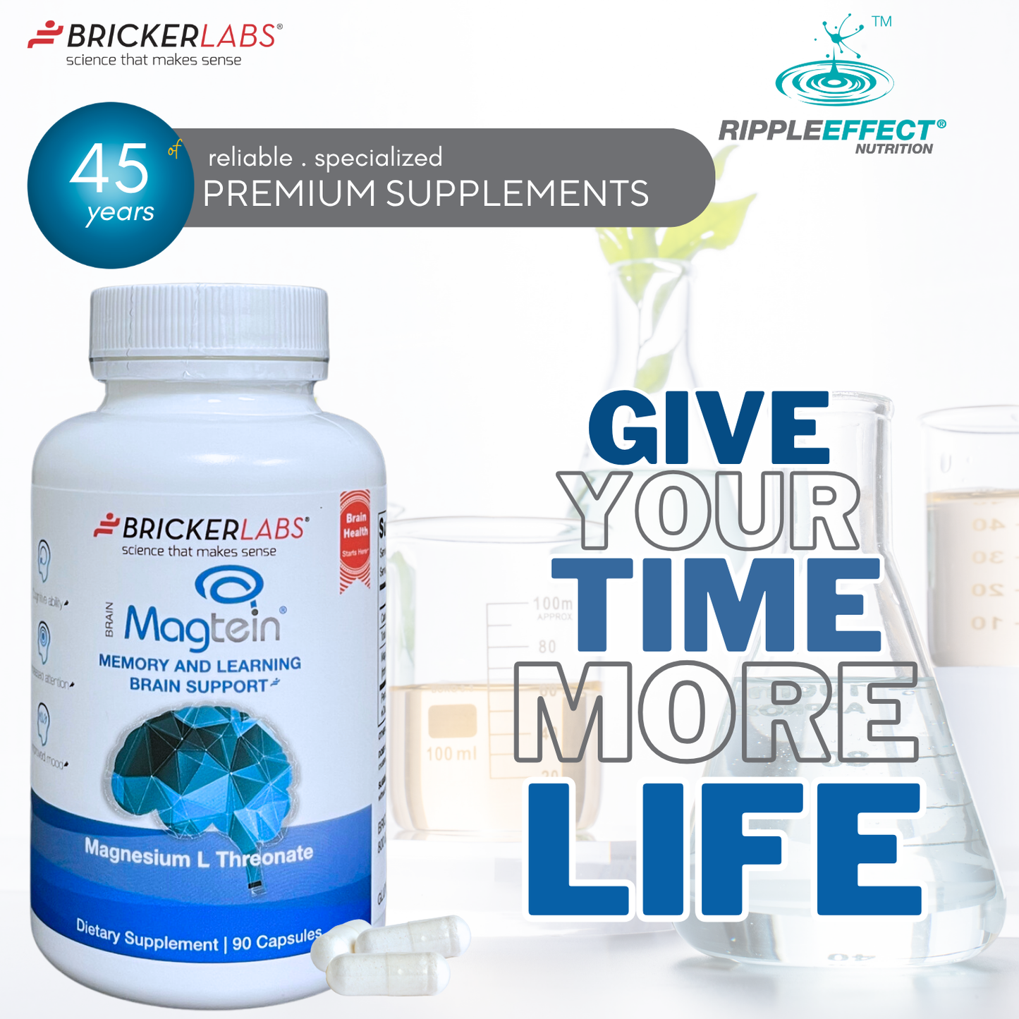 MAGTEIN │Magnesium L Threonate - Memory and Learning Brain Health Supplement