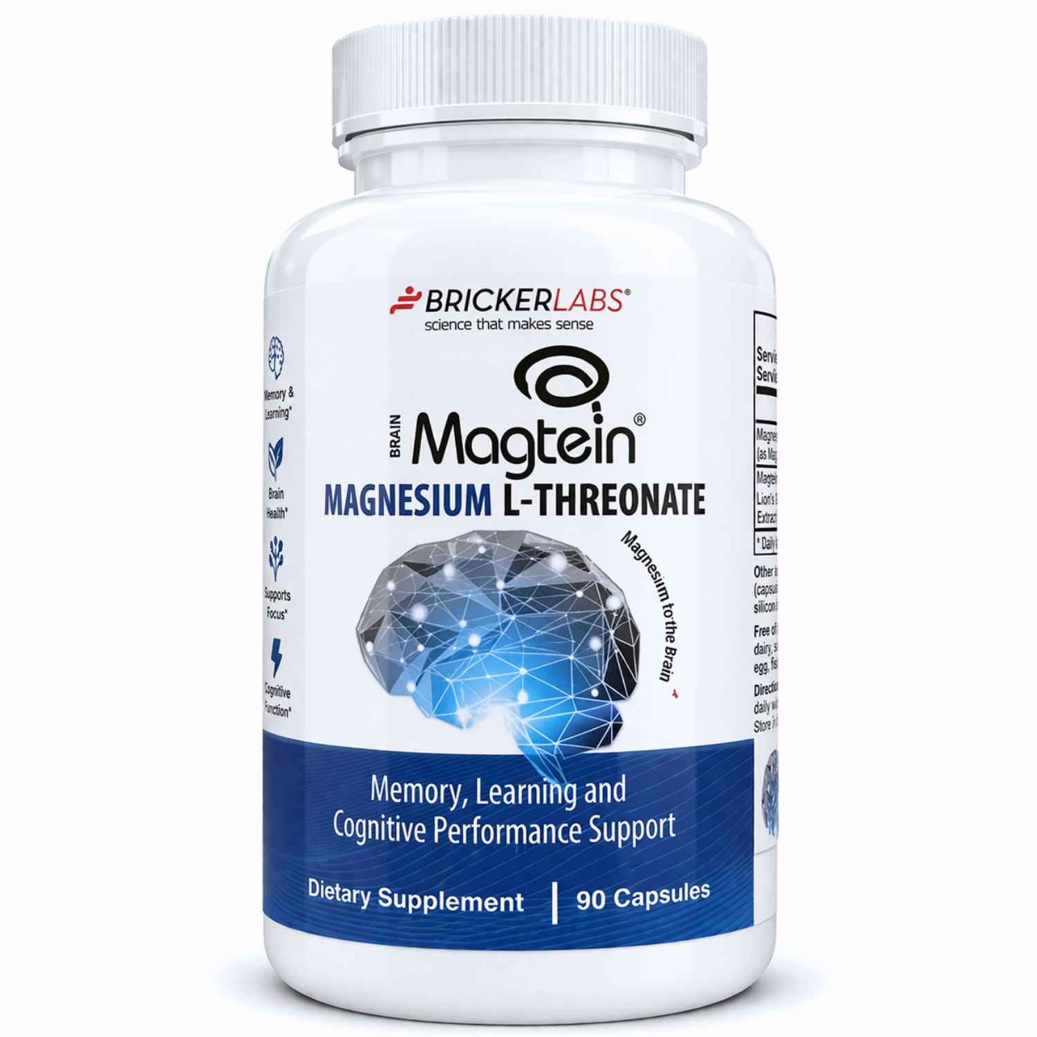 MAGTEIN Magnesium L Threonate Brain Supplement for healthy memory