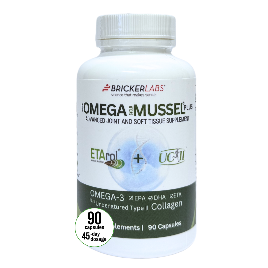 Omega Cyclo-Mussel Plus™ | Premium NZ Green Lipped Mussel plus UC-II 90ct