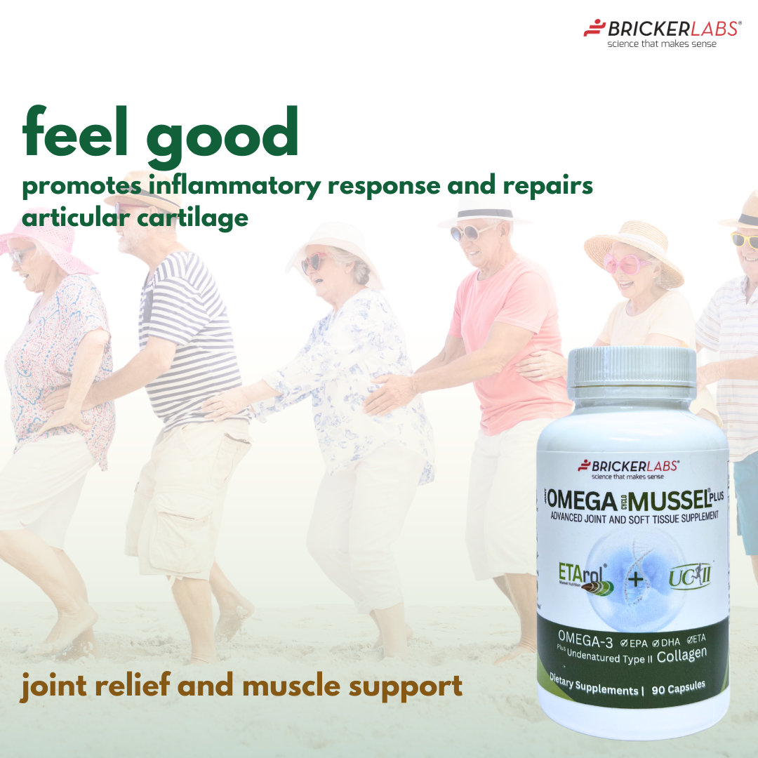 Omega Cyclo-Mussel Plus™ | Premium NZ Green Lipped Mussel plus UC-II 90ct