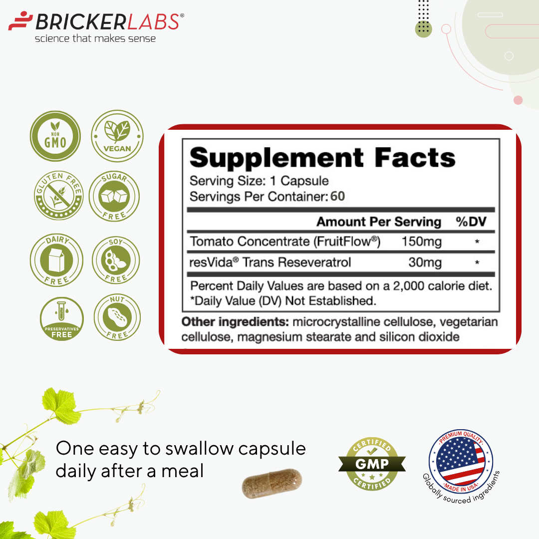 OptiFlow Blood Circulation Vitamins, Naturally Supports Healthy Blood Flow. Blood Optimizer Supplement