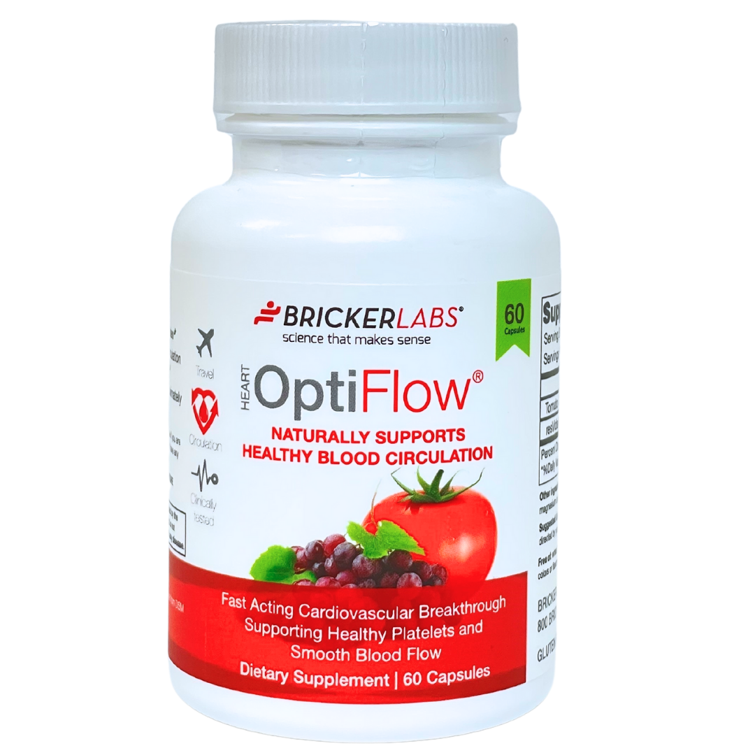 OptiFlow Blood Circulation Vitamins, Naturally Supports Healthy Blood Flow. Blood Optimizer Supplement