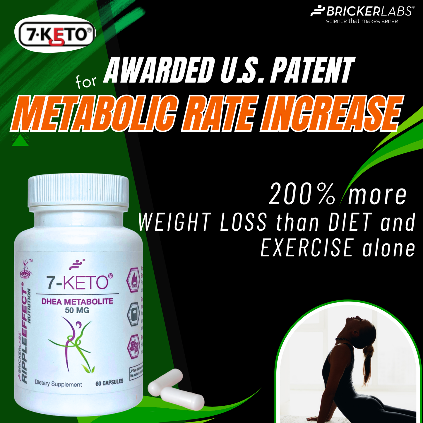 7-KETO DHEA METABOLITE 50mg weight management supplement