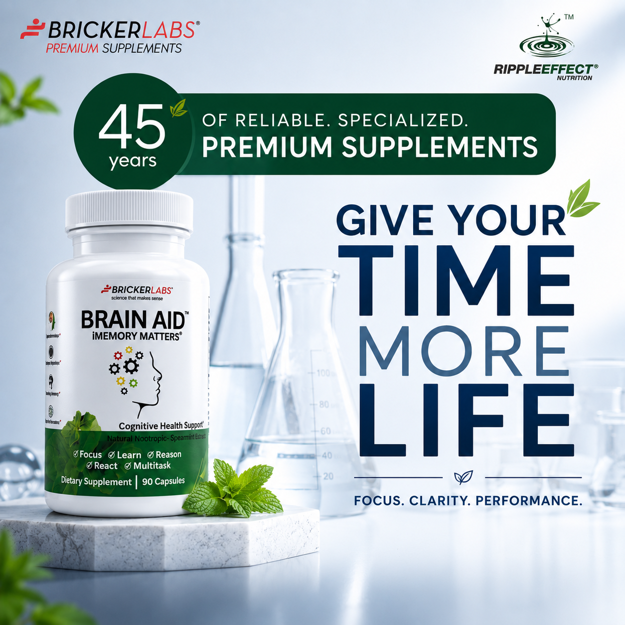 Brain Aid™ Memory Matters with Neumentix Brain Health Supplement
