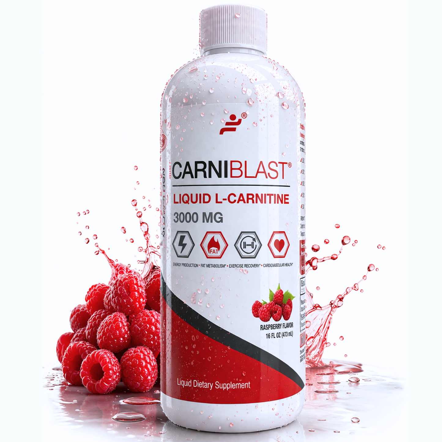CarniBlast®  Liquid L-Carnitine 3000mg Energy Supplement