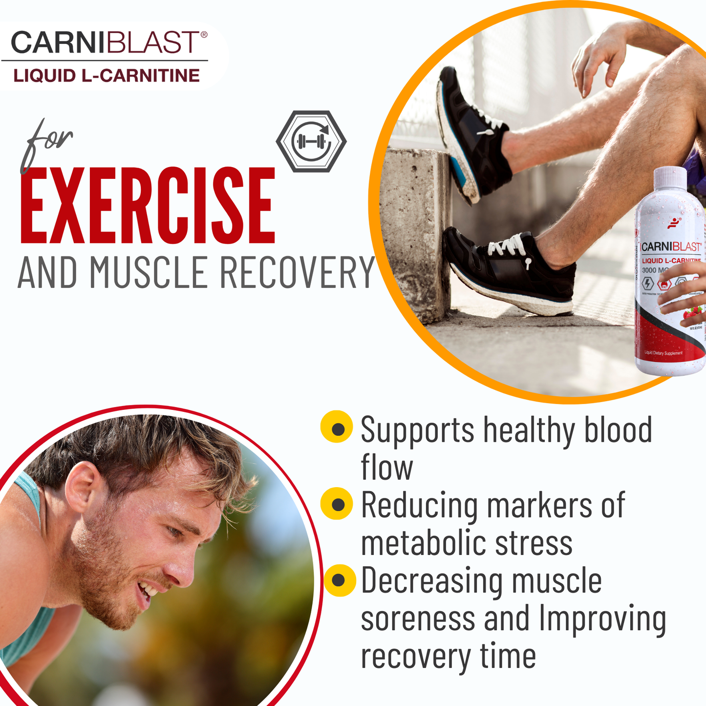 CarniBlast®  Liquid L-Carnitine 3000mg Energy Supplement