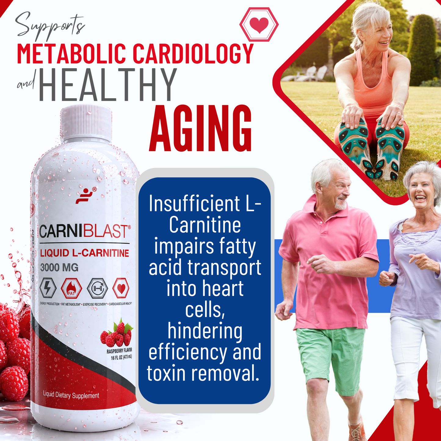 CarniBlast®  Liquid L-Carnitine 3000mg Energy Supplement