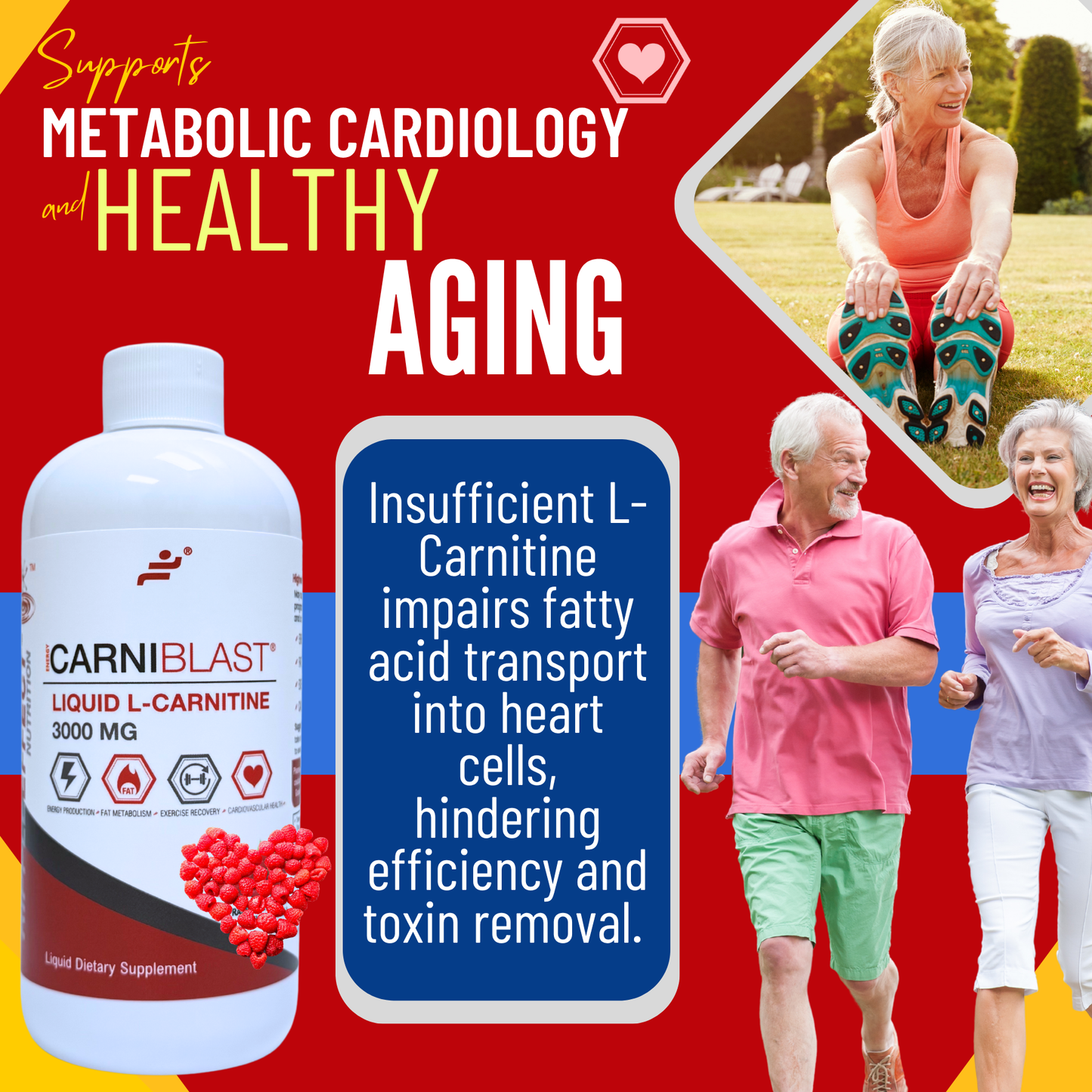 CarniBlast®  Liquid L-Carnitine 3000mg Energy Supplement
