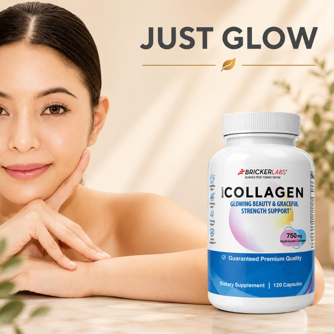 Collagen for Men & Women - Type I, III  Hydrolyzed Collagen Supplement 750mg, 1 collagen capsule daily - 120 servings