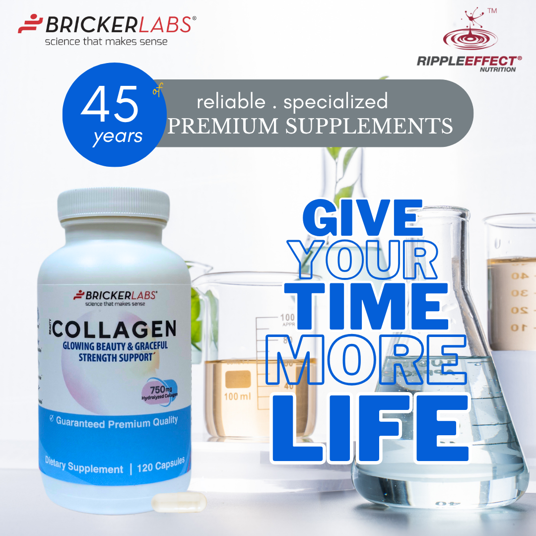 Collagen for Men & Women - Type I, III  Hydrolyzed Collagen Supplement 750mg, 1 collagen capsule daily - 120 servings