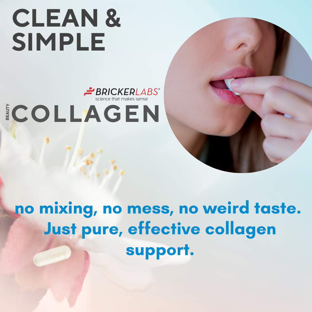 Collagen for Men & Women - Type I, III  Hydrolyzed Collagen Supplement 750mg, 1 collagen capsule daily - 120 servings