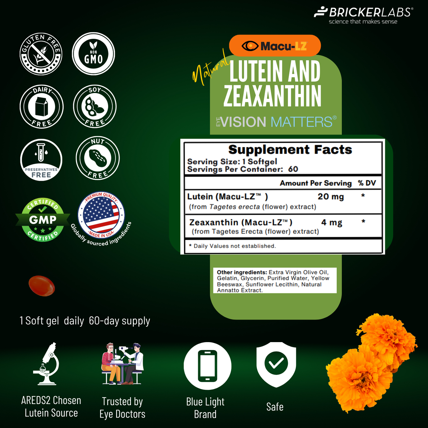 Natural Lutein and Zeaxanthin | Vision Matters