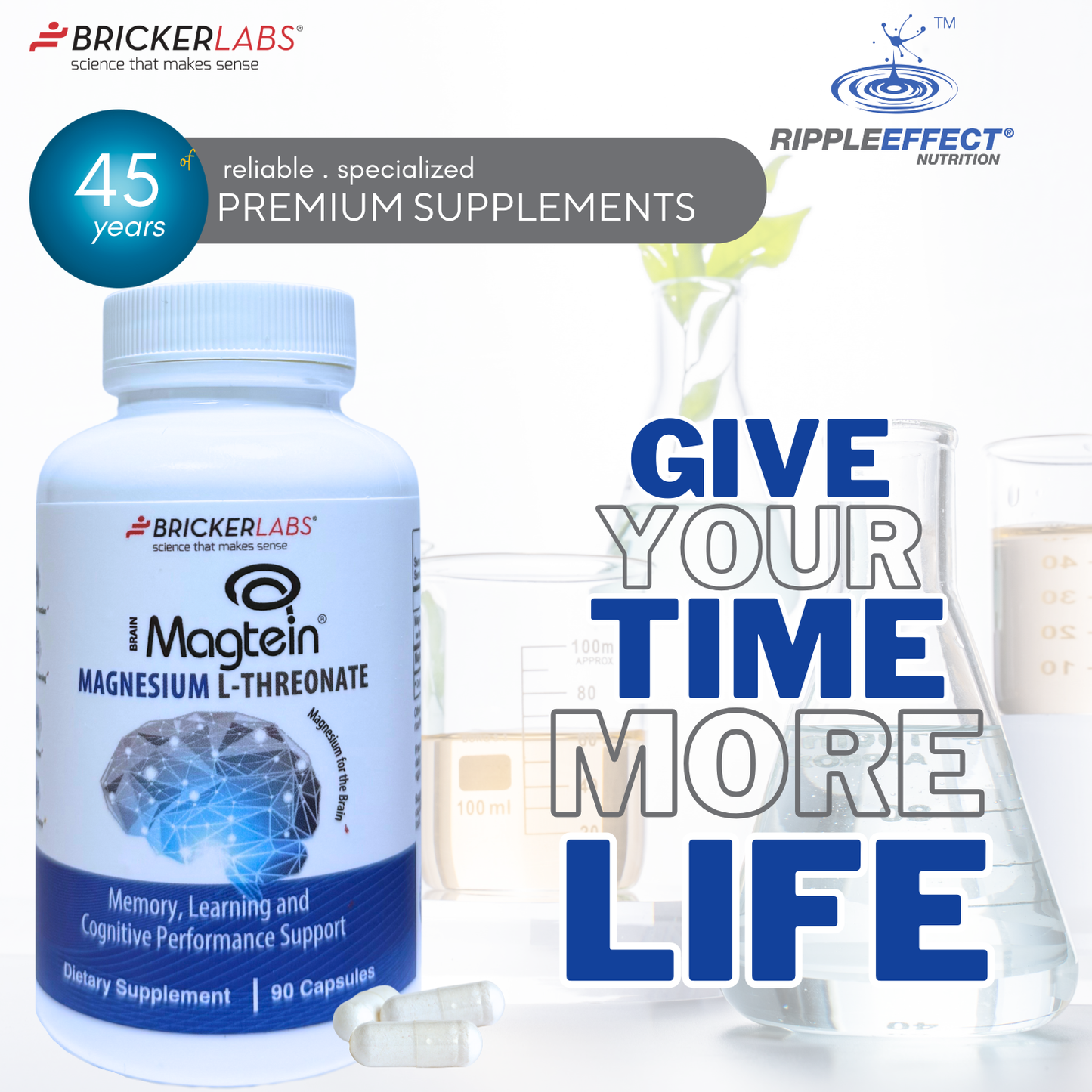 MAGTEIN │Magnesium L Threonate - Memory and Learning Brain Health Supplement