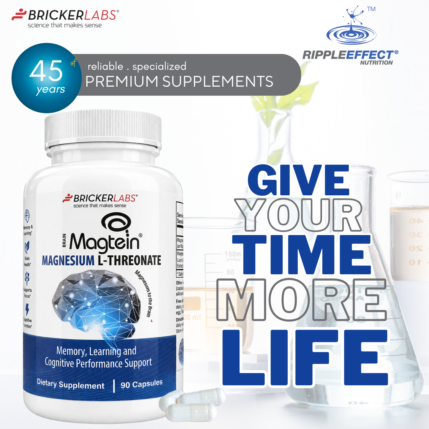 MAGTEIN │Magnesium L Threonate - Memory and Learning Brain Health Supplement