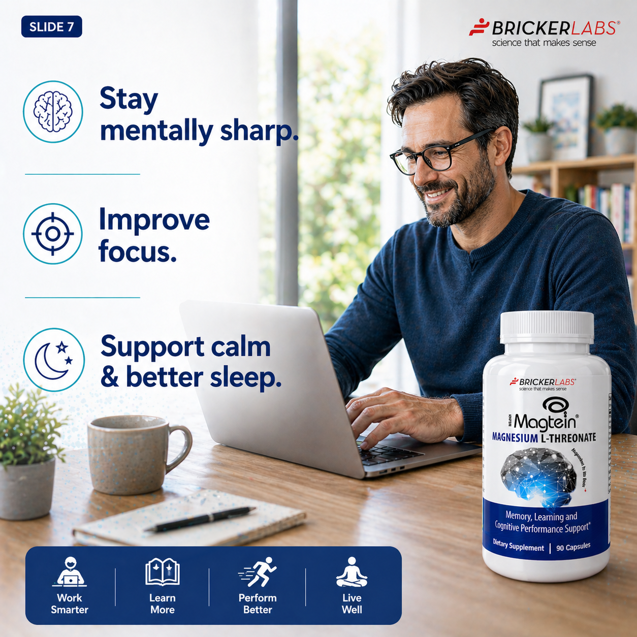 MAGTEIN │Magnesium L Threonate - Memory and Learning Brain Health Supplement