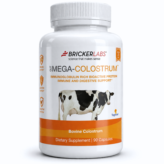 Mega-Colostrum Capsules, Gut Health, Immune Health, Healthy Skin & Hair 1000mg bovine colostrum 90 capsules