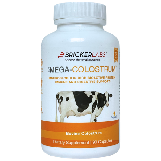 Mega-Colostrum Capsules, Gut Health, Immune Health, Healthy Skin & Hair 1000mg bovine colostrum 90 capsules