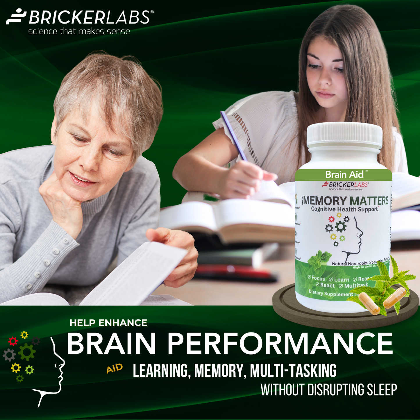 Brain Aid™ Memory Matters with Neumentix Brain Health Supplement