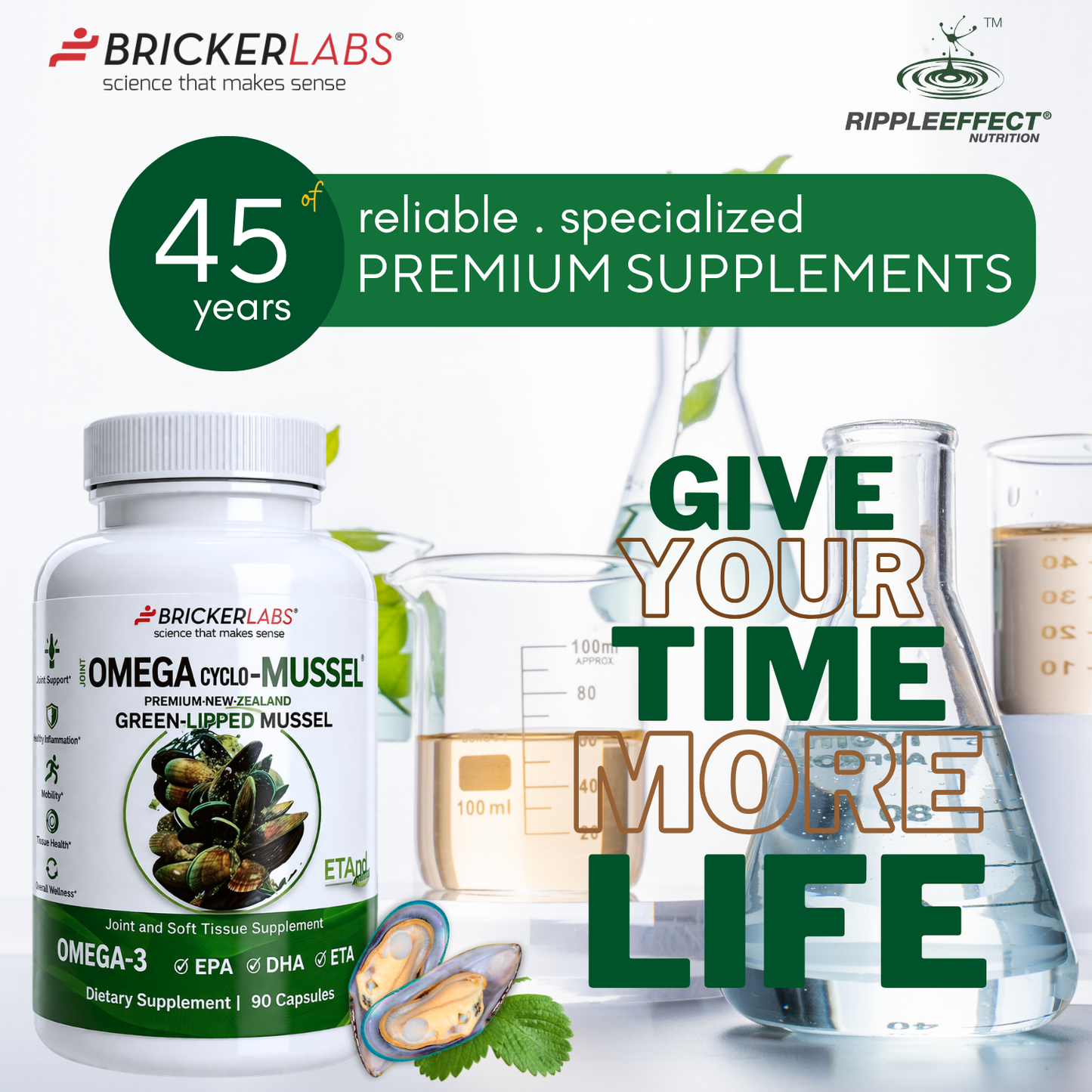 Omega Cyclo - Mussel │Premium New Zealand Green Lipped Mussel Joint Health Supplement