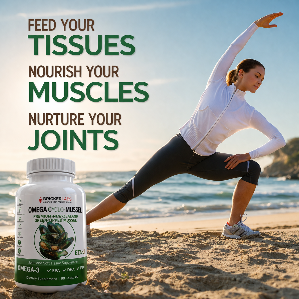 Omega Cyclo - Mussel │Premium New Zealand Green Lipped Mussel Joint Health Supplement