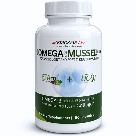 Omega Cyclo-Mussel Plus™ | Premium NZ Green Lipped Mussel plus UC-II 90ct
