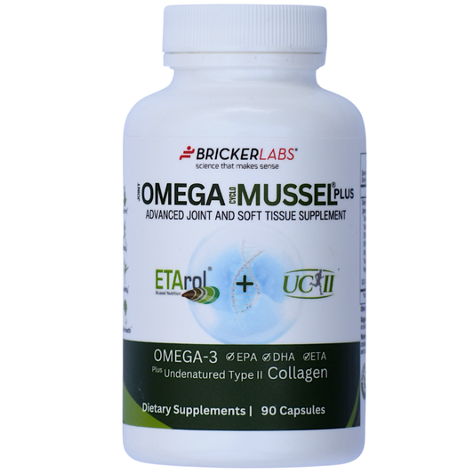 Omega Cyclo-Mussel Plus™ | Premium NZ Green Lipped Mussel plus UC-II 90ct