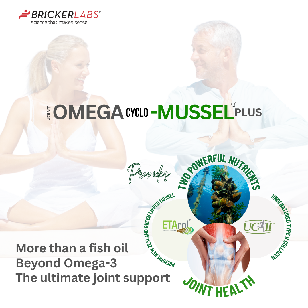 Omega Cyclo-Mussel Plus™ | Premium NZ Green Lipped Mussel plus UC-II 90ct