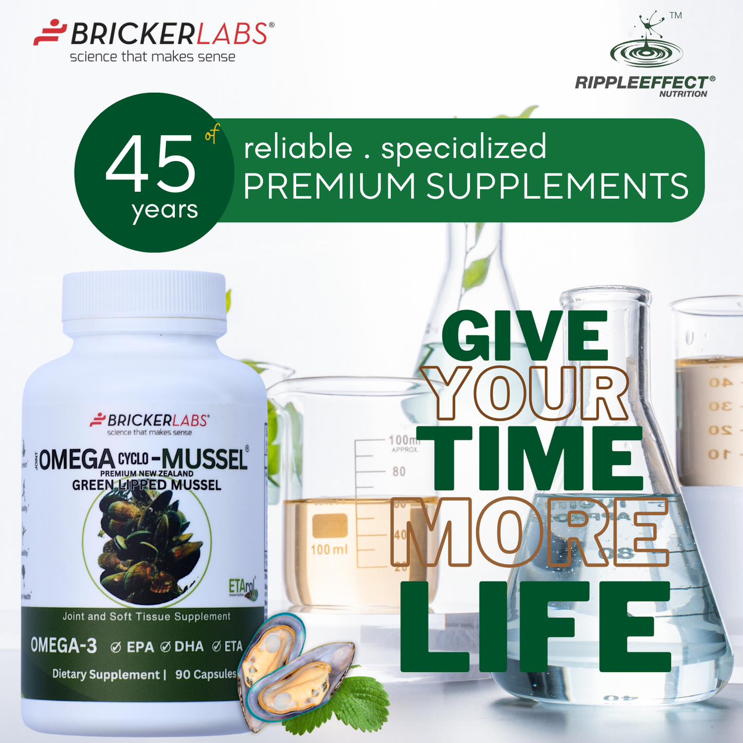 Omega Cyclo - Mussel │Premium New Zealand Green Lipped Mussel Joint Health Supplement