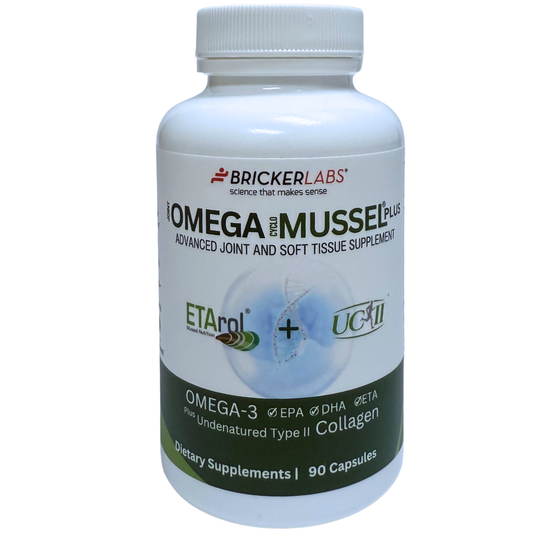 Omega Cyclo-Mussel Plus™ | Premium NZ Green Lipped Mussel plus UC-II 90ct