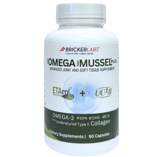 Omega Cyclo-Mussel Plus™ | Premium NZ Green Lipped Mussel plus UC-II 90ct