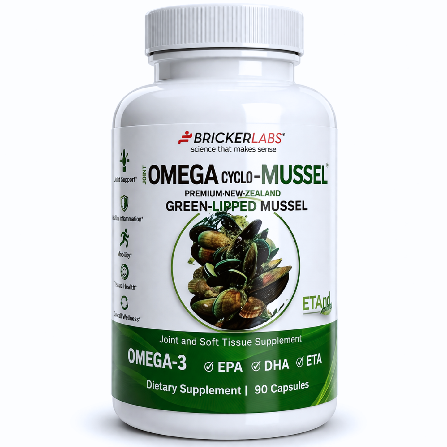 Omega Cyclo - Mussel │Premium New Zealand Green Lipped Mussel Joint Health Supplement