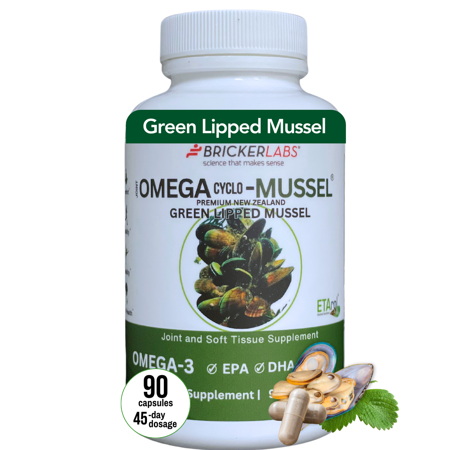 Omega Cyclo - Mussel │Premium New Zealand Green Lipped Mussel Joint Health Supplement