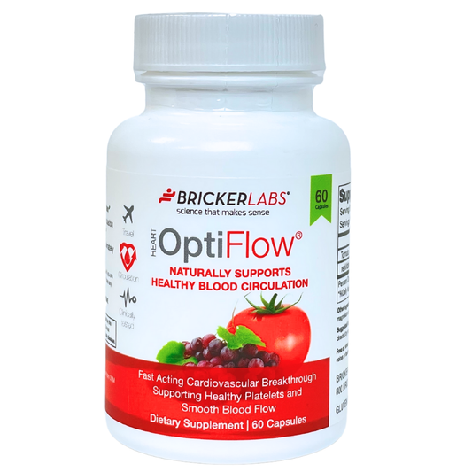 OptiFlow Blood Circulation Vitamins, Naturally Supports Healthy Blood Flow. Blood Optimizer Supplement