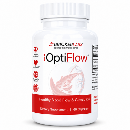 OptiFlow Blood Circulation Vitamins, Naturally Supports Healthy Blood Flow. Blood Optimizer Supplement